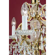 Candelabru modern cristal alama Aur 24k 18xE14/40W, Hirohito LU 2143/6+6 Gold Orion